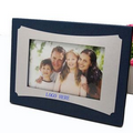 4x6'' Aluminum Photo Frame & Blue MDF Picture Frame